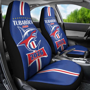 Cape Verde 2026 Football Car Seat Cover Blue Sharks WC Debut - African Pride