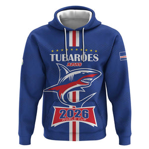 Custom Cape Verde 2026 Football Hoodie Blue Sharks WC Debut - African Pride