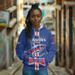 Custom Cape Verde 2026 Football Hoodie Blue Sharks WC Debut - African Pride