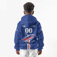 Custom Cape Verde 2026 Football Kid Hoodie Blue Sharks WC Debut - African Pride