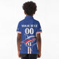 Custom Cape Verde 2026 Football Kid Polo Shirt Blue Sharks WC Debut - African Pride