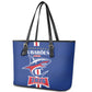 Cape Verde 2026 Football Leather Tote Bag Blue Sharks WC Debut - African Pride