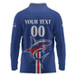 Custom Cape Verde 2026 Football Long Sleeve Polo Shirt Blue Sharks WC Debut - African Pride