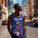 Custom Cape Verde 2026 Football Men Tank Top Blue Sharks WC Debut - African Pride