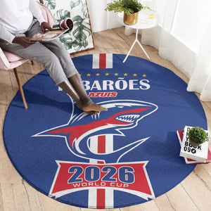 Cape Verde 2026 Football Round Carpet Blue Sharks WC Debut - African Pride