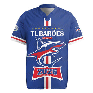 Custom Cape Verde 2026 Football Rugby Jersey Blue Sharks WC Debut - African Pride