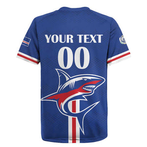 Custom Cape Verde 2026 Football Rugby Jersey Blue Sharks WC Debut - African Pride