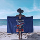 Cape Verde 2026 Football Sarong Blue Sharks WC Debut - African Pride