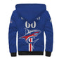 Custom Cape Verde 2026 Football Sherpa Hoodie Blue Sharks WC Debut - African Pride