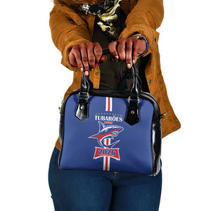 Cape Verde 2026 Football Shoulder Handbag Blue Sharks WC Debut - African Pride