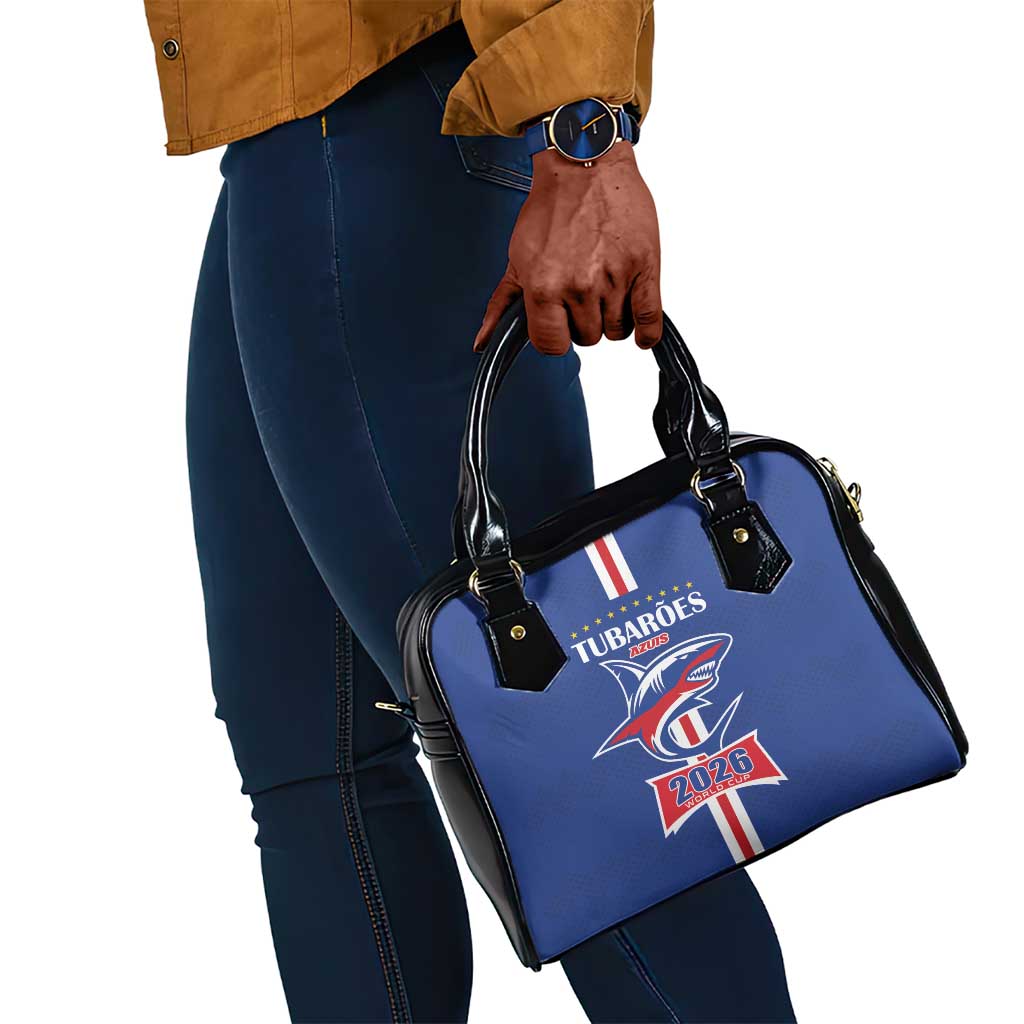 Cape Verde 2026 Football Shoulder Handbag Blue Sharks WC Debut - African Pride