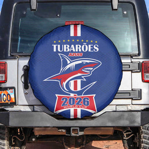 Cape Verde 2026 Football Spare Tire Cover Blue Sharks WC Debut - African Pride