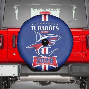Cape Verde 2026 Football Spare Tire Cover Blue Sharks WC Debut - African Pride