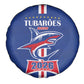 Cape Verde 2026 Football Spare Tire Cover Blue Sharks WC Debut - African Pride