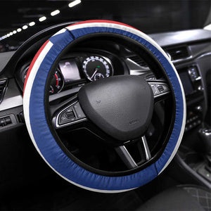 Cape Verde 2026 Football Steering Wheel Cover Blue Sharks WC Debut - African Pride