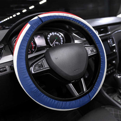 Cape Verde 2026 Football Steering Wheel Cover Blue Sharks WC Debut - African Pride