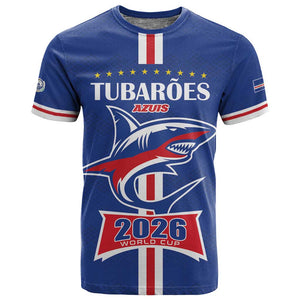 Custom Cape Verde 2026 Football T shirt Blue Sharks WC Debut - African Pride