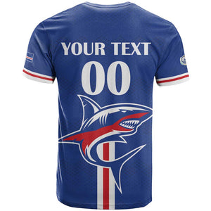 Custom Cape Verde 2026 Football T shirt Blue Sharks WC Debut - African Pride