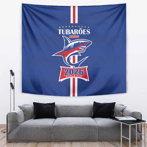 Cape Verde 2026 Football Tapestry Blue Sharks WC Debut - African Pride