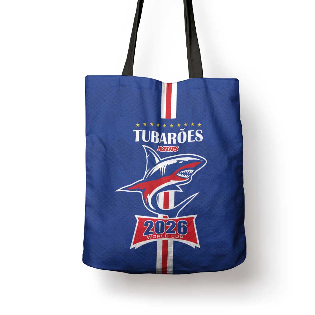 Cape Verde 2026 Football Tote Bag Blue Sharks WC Debut