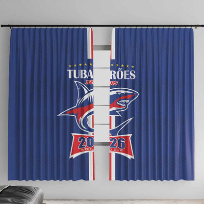 Cape Verde 2026 Football Window Curtain Blue Sharks WC Debut - African Pride