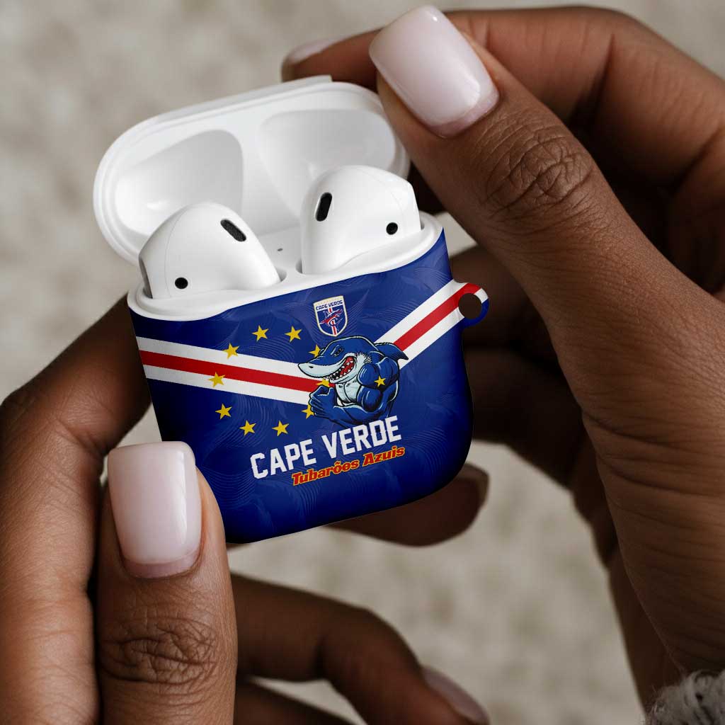 Cape Verde Football AirPods Case Tubaroes Azuis Make History