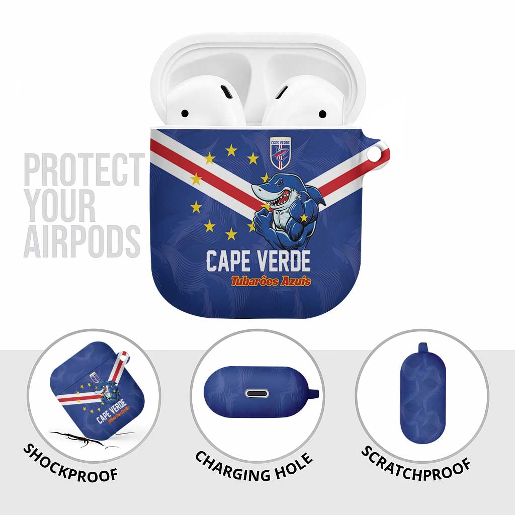 Cape Verde Football AirPods Case Tubaroes Azuis Make History