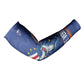 Custom Cape Verde Football Arm Sleeves Tubaroes Azuis Make History