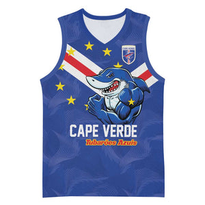 Custom Cape Verde Football Basketball Jersey Tubaroes Azuis Make History - African Pride