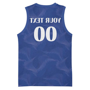Custom Cape Verde Football Basketball Jersey Tubaroes Azuis Make History - African Pride