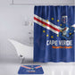 Cape Verde Football Bathroom Set Tubaroes Azuis Make History