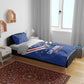Cape Verde Football Bedding Set Tubaroes Azuis Make History - African Pride