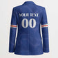 Custom Cape Verde Football Blazer Tubaroes Azuis Make History