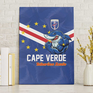 Cape Verde Football Canvas Wall Art Tubaroes Azuis Make History - African Pride