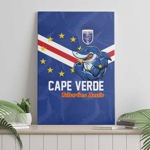 Cape Verde Football Canvas Wall Art Tubaroes Azuis Make History - African Pride