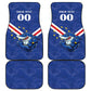 Custom Cape Verde Football Car Mats Tubaroes Azuis Make History - African Pride