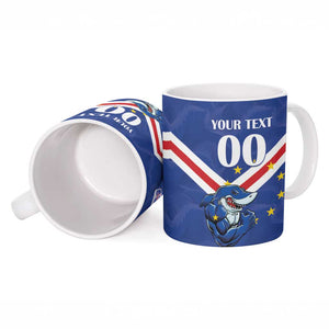 Custom Cape Verde Football Ceramic Mug Tubaroes Azuis Make History
