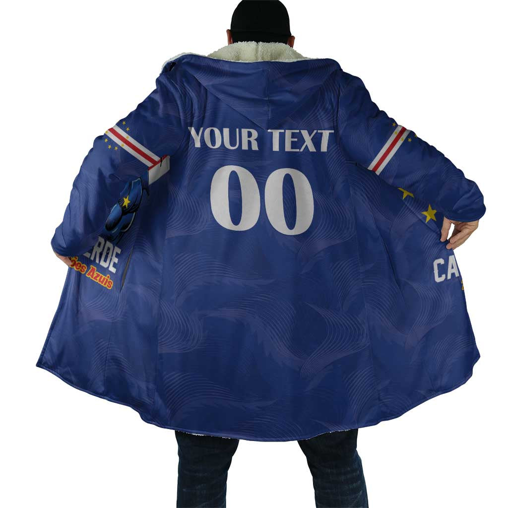 Custom Cape Verde Football Cloak Tubaroes Azuis Make History