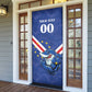 Custom Cape Verde Football Door Cover Tubaroes Azuis Make History
