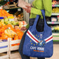 Cape Verde Football Grocery Bag Tubaroes Azuis Make History - African Pride