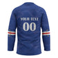 Custom Cape Verde Football Hockey Jersey Tubaroes Azuis Make History