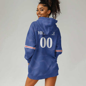 Custom Cape Verde Football Hoodie Dress Tubaroes Azuis Make History - African Pride