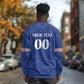 Custom Cape Verde Football Long Sleeve Shirt Tubaroes Azuis Make History - African Pride