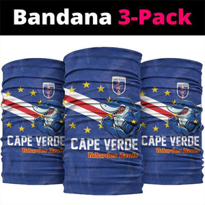 Cape Verde Football Neck Gaiter Tubaroes Azuis Make History - African Pride