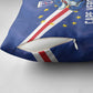 Cape Verde Football Pillow Cover Tubaroes Azuis Make History