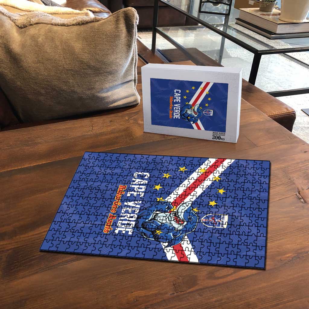 Cape Verde Football Puzzle Tubaroes Azuis Make History