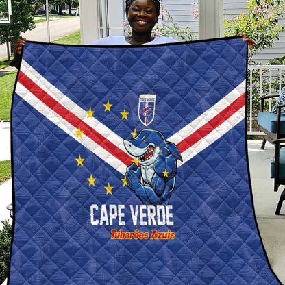 Cape Verde Football Quilt Tubaroes Azuis Make History - African Pride