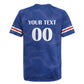Custom Cape Verde Football Rugby Jersey Tubaroes Azuis Make History - African Pride