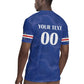 Custom Cape Verde Football Rugby Jersey Tubaroes Azuis Make History - African Pride