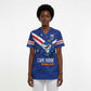 Custom Cape Verde Football Scrub Top Tubaroes Azuis Make History - African Pride